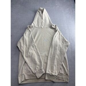 TALENTLESS Hoodie Tan Beige Oversized Relaxed Fit Pullover Sweatshirt Large